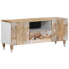 Mueble de TV madera maciza de mango 105x33.5x46 cm 1