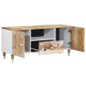 Mueble de TV madera maciza de mango 105x33.5x46 cm 3