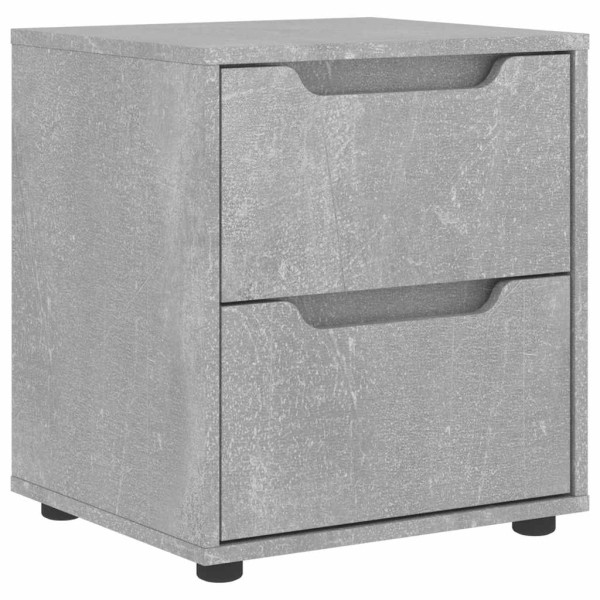Mesa de cabeceira VISNES concreto cinzento 45x40x50cm M 2