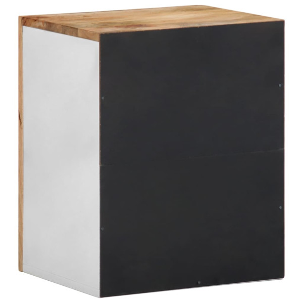 Armario colgante baño madera maciza mango 38x33.5x48 cm M 5