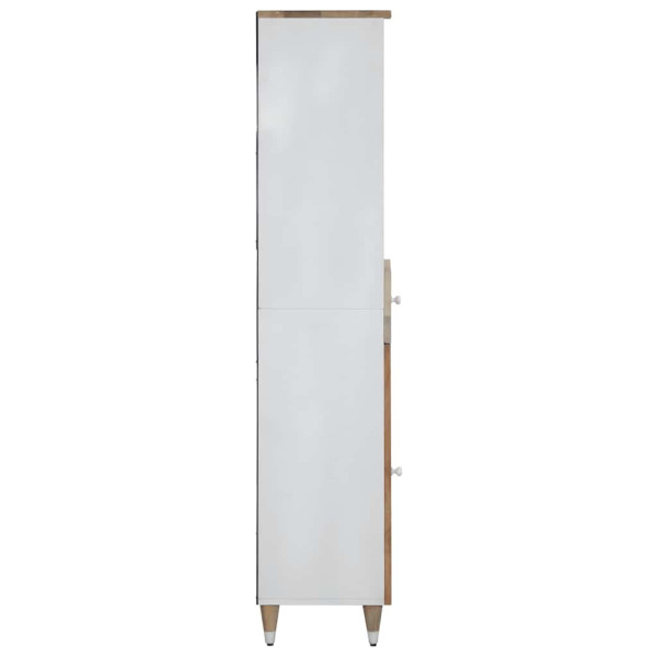 Mueble de baño madera maciza de mango 38x33.5x160 cm M 4