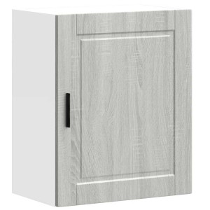 Armario de pared de cocina Porto gris sonoma madera ingeniería H