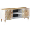 Mueble de TV madera maciza de mango 105x33.5x46 cm 1