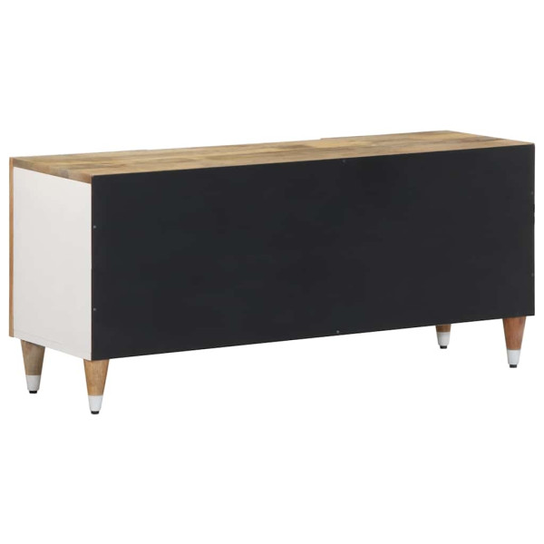Mueble de TV madera maciza de mango 105x33.5x46 cm M 5