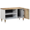 Mueble de TV madera maciza de mango 80x31.5x46 cm 3