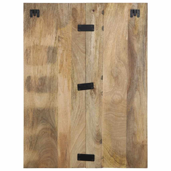 Mesita de noche madera maciza de mango 60x32x80 cm M 5