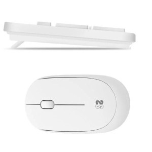 Teclado y Ratón inalámbrico Subblim Combo Business Slim blanco H
