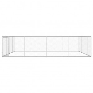 Perrera de exterior de acero galvanizado 760x760x185 cm H