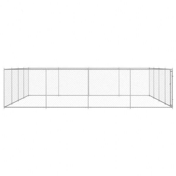 Canil de exterior em aço galvanizado 760x760x185 cm M 3