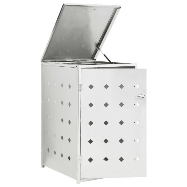 Abrigo para caixote do lixo 240 L aço inoxidável M 4