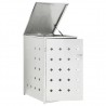 Cobertizo contenedor de basura individual acero inoxidable 240L 4