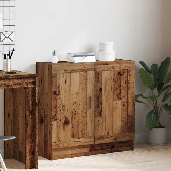 Estantería madera ingeniería madera envejecida 82.5x30.5x80 cm M 3