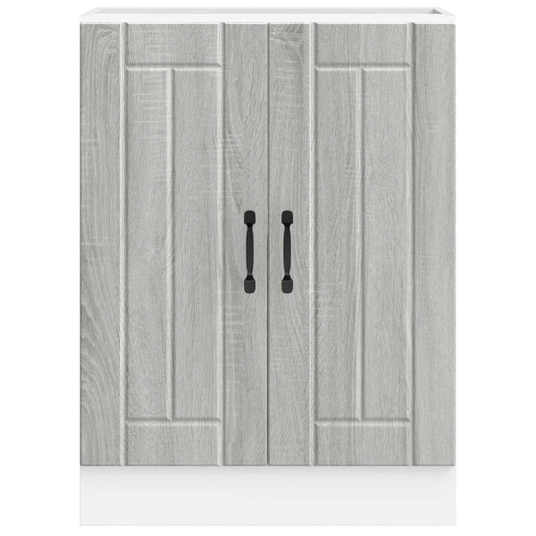Panel para lavavajillas Lucca madera contrachapada sonoma gris M 4