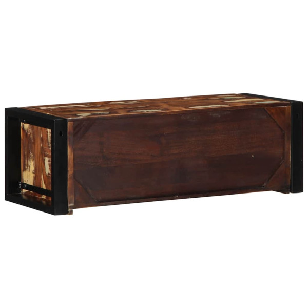 Móvel TV multicor 80x30x25 cm madeira maciça recuperada M 4