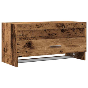Armario de madera contrachapada envejecida 70x32.5x35 cm H