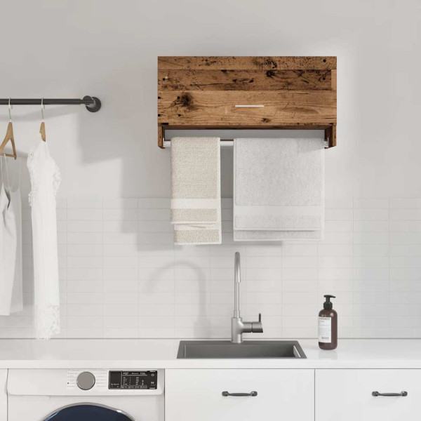 Armário madeira velha 70x32.5x35 cm madeira trabalhada M 3