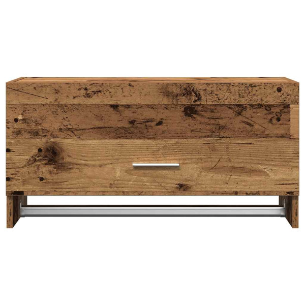Armario de madera contrachapada envejecida 70x32.5x35 cm M 4