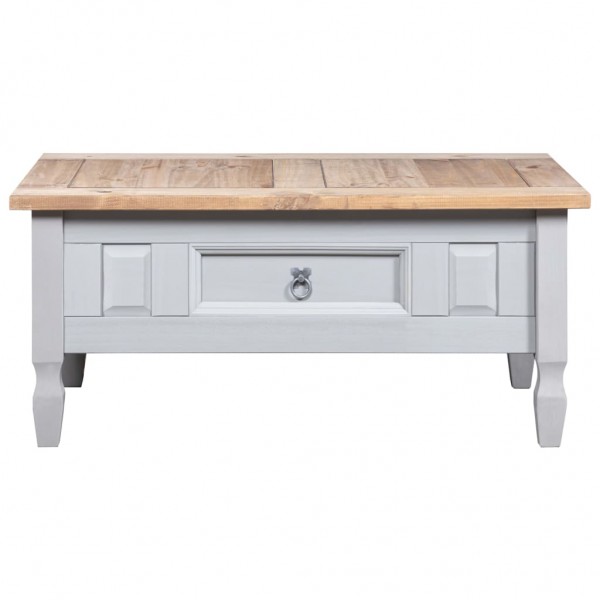 Mesa de centro Corona Range pino mexicano gris 100x60x45 cm M 2