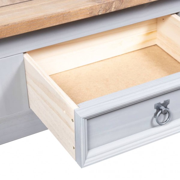 Mesa de centro Corona pinho mexicano 100x55x44 cm cinzento M 4