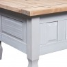 Mesa de centro Corona Range pino mexicano gris 100x60x45 cm 5