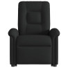 Sillón reclinable elevable tela negro 4