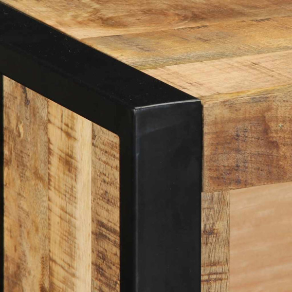 Móvel de TV 80x30x25 cm madeira mangueira áspera maciça M 5