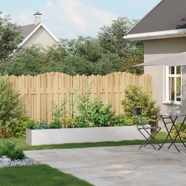 Jardinera 280x40x40 cm acero inoxidable M 3