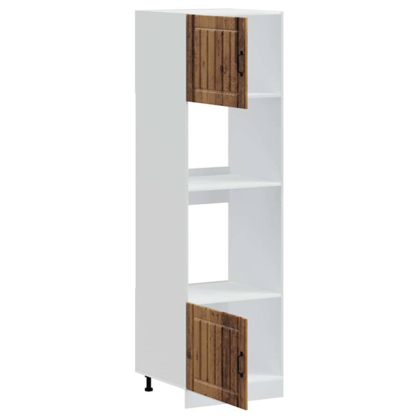 Armarios para horno 2 uds Kalmar madera vieja madera ingeniería M 5