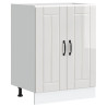 Mueble bajo para fregadero Lucca blanco brillante 1