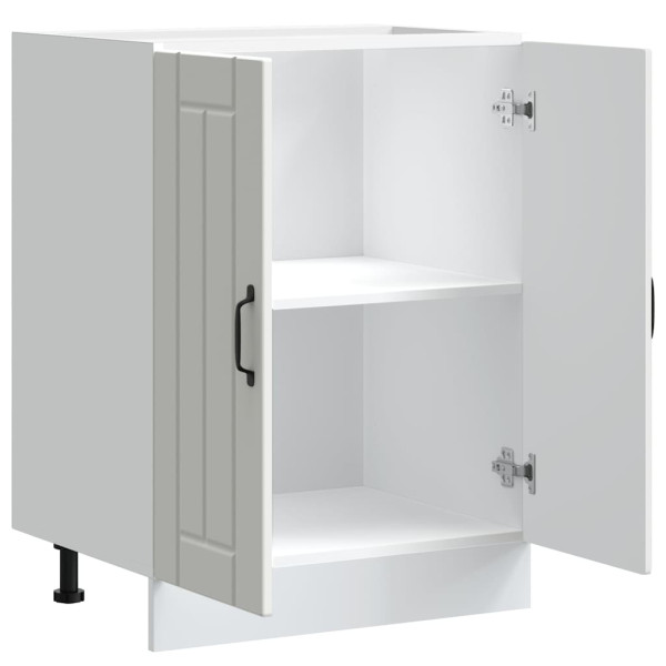 Mueble bajo para fregadero Lucca blanco brillante M 5