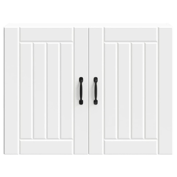 Armario de pared de cocina Lucca madera ingeniería blanca M 4