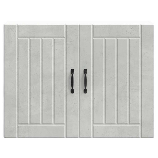 Armario de pared cocina Lucca madera contrachapada gris cemento M 4