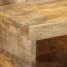 Mesita de noche madera maciza de mango 50x27x50 cm 5