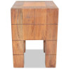 Taburete de madera maciza de caoba 2