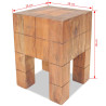 Taburete de madera maciza de caoba 5