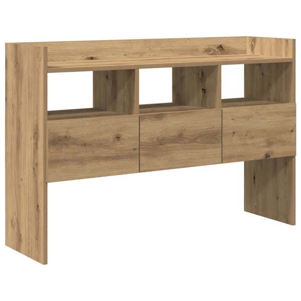 Aparador madera contrachapada roble artisian 105x30x70 cm M 2