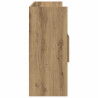 Aparador madera contrachapada roble artisian 105x30x70 cm 5