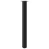 Patas para mesa de centro 4 uds acero negro 110-112 cm 4