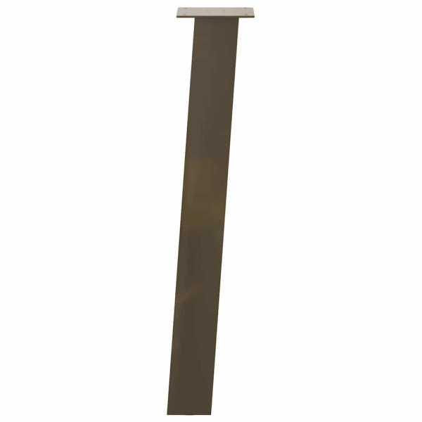 Pés de mesa de console 4 peças aço natural 72 cm aço M 5