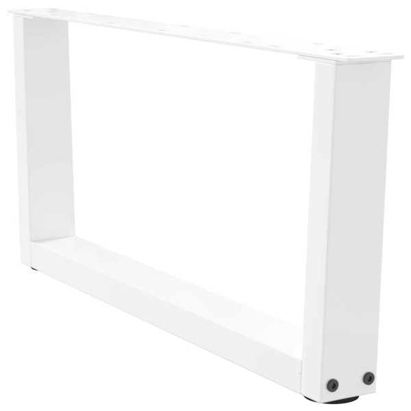 Pés para mesa de centro em V. 2 peças. branco. 70x(30-31.3) cm. aço M 4