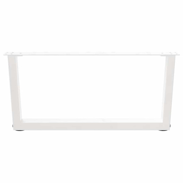 Patas para mesa de comedor forma V 2 uds blanco 70x(30-31.3) cm M 5