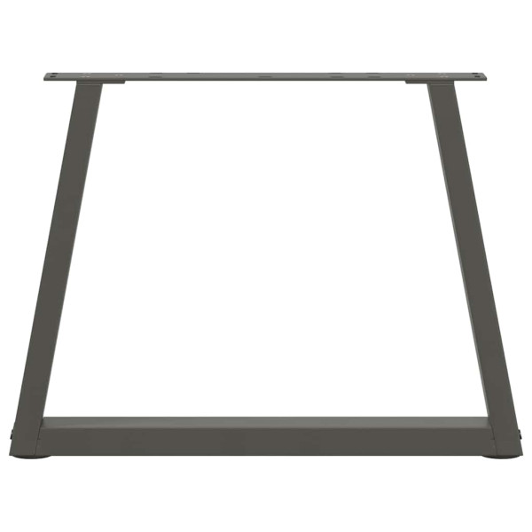 Patas para mesa de comedor en forma de V 2 uds antracita acero M 5