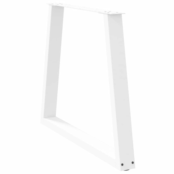 Pernas para mesa de jantar em V 3 peças. branco. 70x(72-73.3) cm. aço M 4