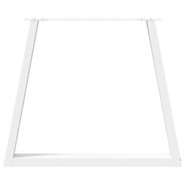 Pernas para mesa de jantar em V 3 peças. branco. 70x(72-73.3) cm. aço M 5