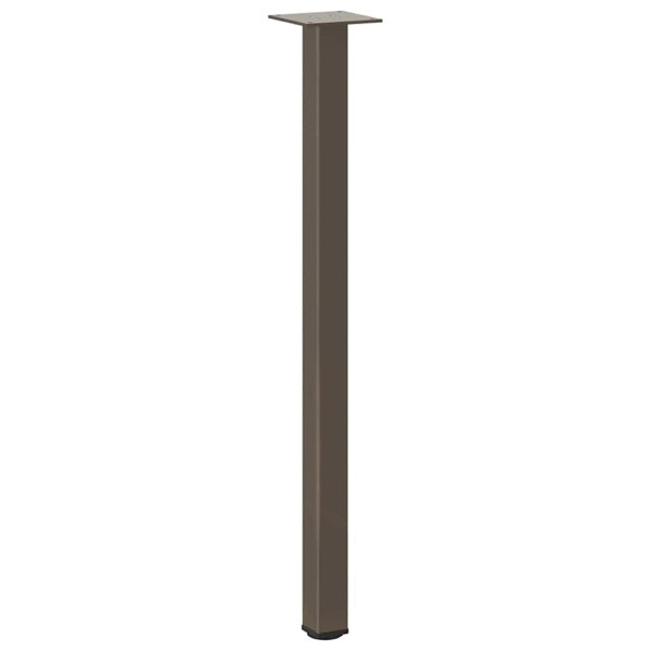 Pés de mesa de console 4 peças aço natural 72-74 cm aço M 4