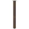Patas para mesa de centro 4 uds acero acero natural 110-112 cm 4