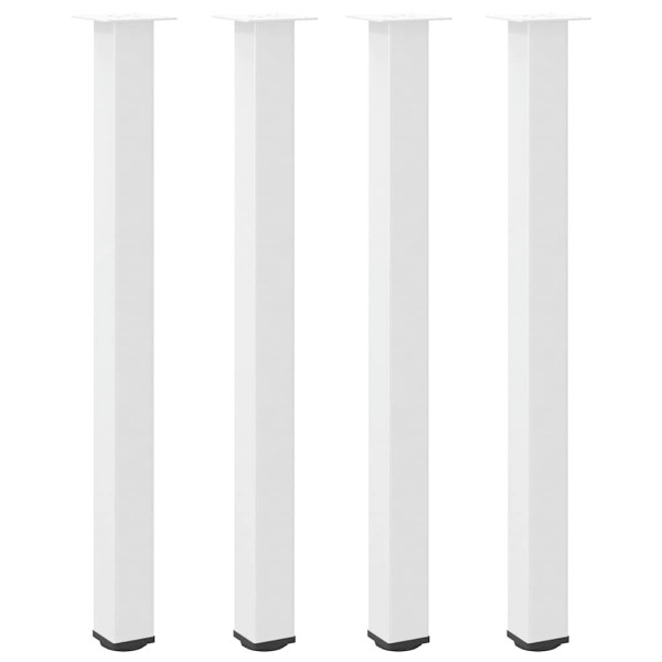 Pés para mesa de bar 4 peças. branco. 110-112 cm. aço M 2
