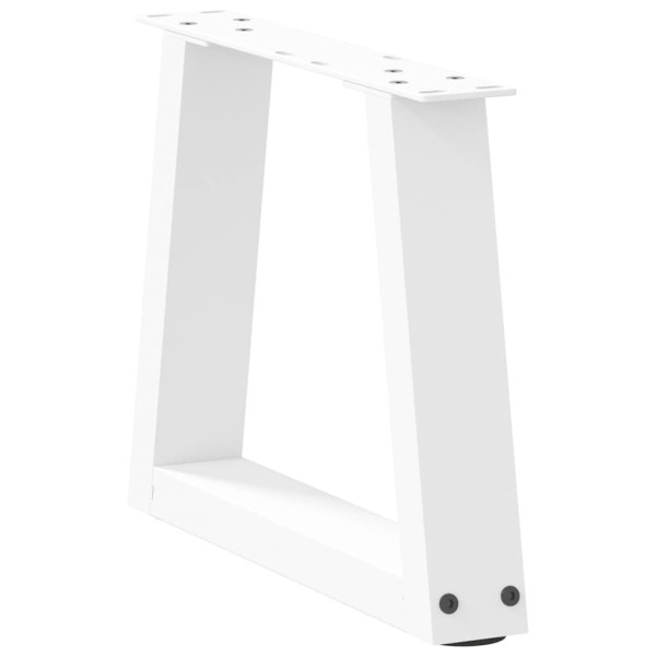 Pés para mesa de centro em V. 2 peças. branco. 40x(30-31.3) cm. aço M 4