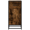 Aparador 35.5x35x76 cm deriv. de madeira/metal carvalho fumado 4
