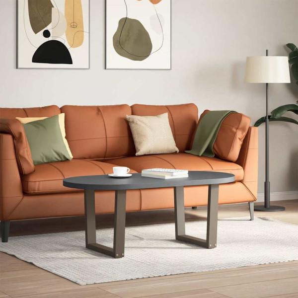 Pés para mesa de centro em formato de V. 2 peças. aço natural. 50x(42-43.3) cm. aço M 2